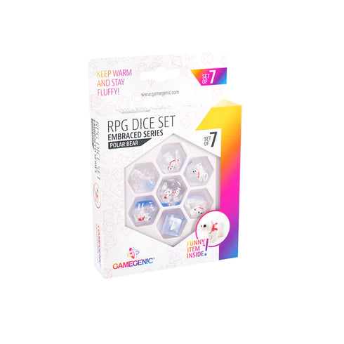 Gamegenic: Embraced Series RPG Dice Set - Polar Bear (7 pcs)